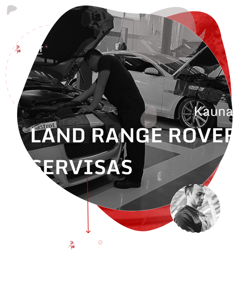 land rover range rover servisas remontas diagnostika kaune